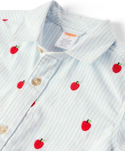 Vista 2 de Gymboree, Camisa familiar de manga corta con botones a juego