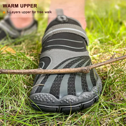 Vista 7 de KEMISANT Zapatos de agua para hombre, unisex, zapatos acuáticos descalzos para hombres y mujeres, para playa, natación, deportes acuáticos