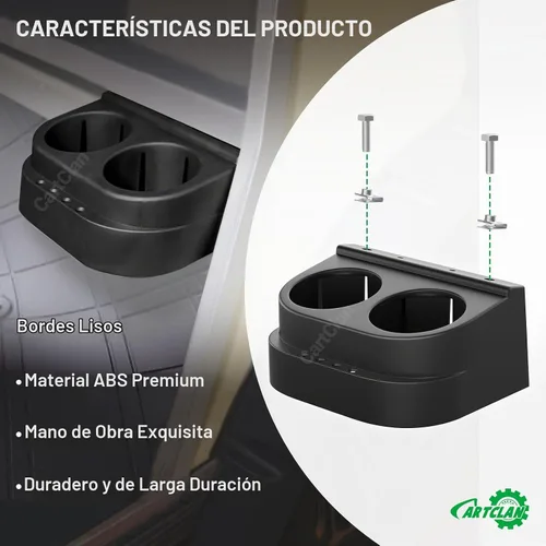 Vista 4 de Club Car DS Cup Holder Kit Dual para 1993 en adelante carrito de golf OEM # 1016811 101708301 Paquete individual