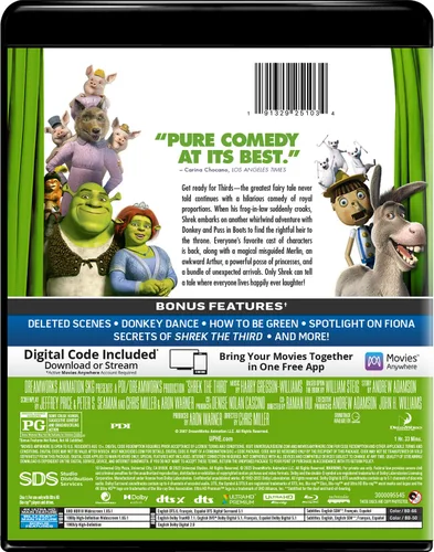 Vista 3 de Shrek the Third - 4K Ultra HD + Blu-ray + Digital 4K UHD