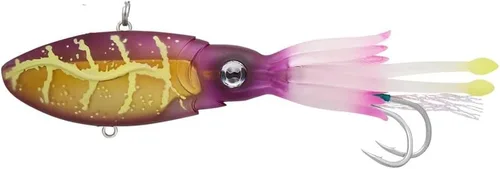 Vista 20 de Nomad Design Señuelo de pesca vibratorio patentado original de Squidtrex – Señuelo de plástico suave TPE con aroma añadido para agua salada