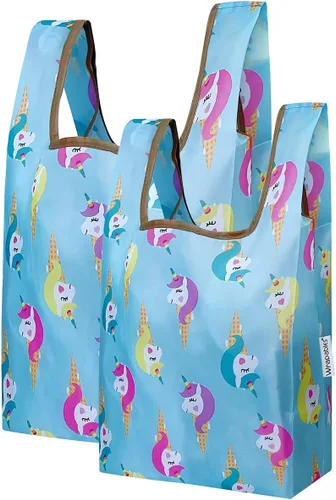 Vista 12 de Wrapables JoliBag Collection - Bolsa de compras reutilizable (juego de 2)