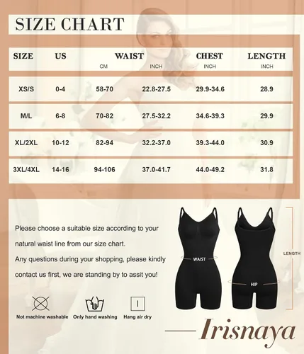 Vista 7 de Irisnaya Body adelgazante para mujer, moldeador de abdomen, tirantes delgados, camisola, leotardos, bodycon