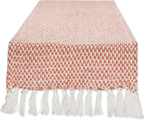 Vista 16 de DII Woven Basics Collection - Camino de mesa de punto 100% algodón, 15 x 72 pulgadas, aguamarina