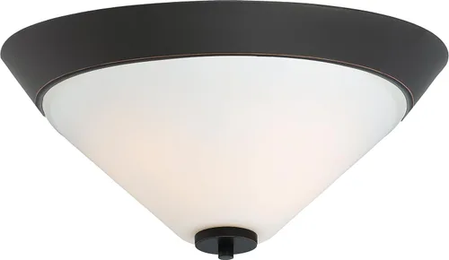 Vista 12 de Nuvo Iluminación 60/6242 - Vanidad transicional de dos luces de Nome Collection en Pwt, Nckl, B/S, Slvr. Acabado