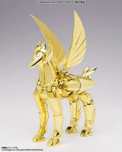 Vista 3 de Bandai Saint Cloth Myth EX Pegasus Seiya (recién nacido santo paño) ~ Edición limitada dorada ~