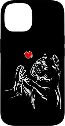Vista 4 de American Bully Love Cute Pitbull Dog Mom Funny Girls Case for iPhone 17