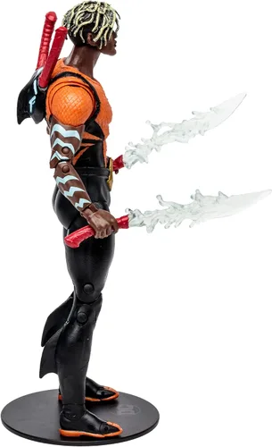 Vista 6 de McFarlane Toys DC Direct Page Punchers Aqualad - Figura de acción de 7 pulgadas con Aquaman Comic