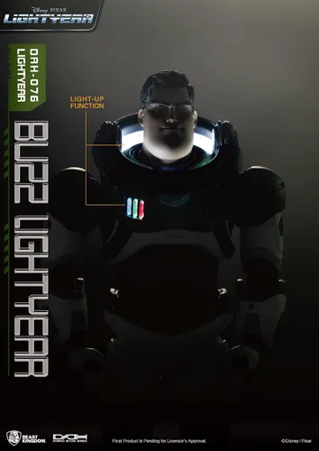 Vista 7 de Lightyear (2022): Buzz Lightyear Alpha Suit DAH-076 Figura dinámica de 8 cciones