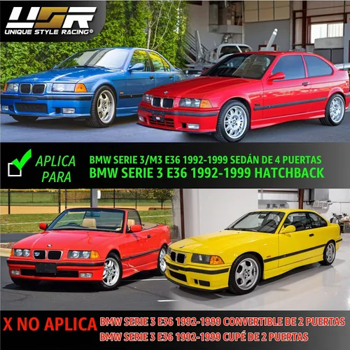 Vista 2 de DEPO E36 4D Luces de Rincón - Juego de Luces de Señal de Giro de Rincón Euro Compatible con BMW E36 1992-1998 de 4 Puertas Sedán incluyendo M3