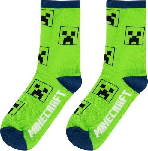 Vista 3 de Minecraft Calcetines para niños, paquete de 3