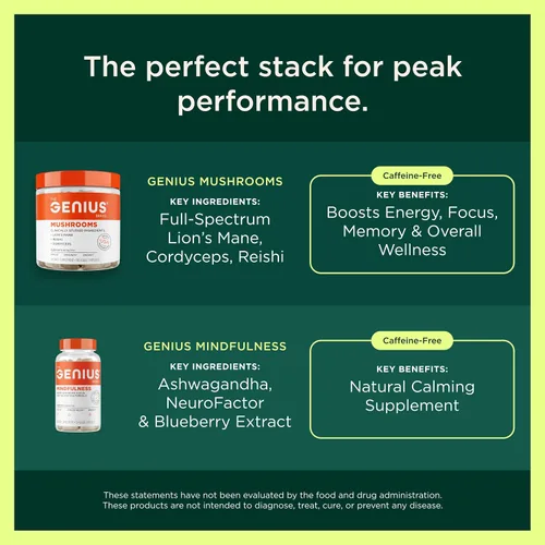 Vista 7 de The Genius Brand Genius Heart - Suplemento de salud para adultos para apoyo diario de la función cardíaca - Apoya el flujo de sangre y oxígeno - Con