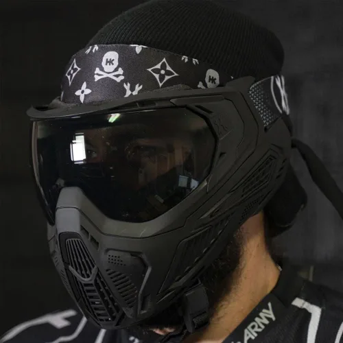 Vista 2 de HK Army Paintball Diadema - Monograma NegroGris