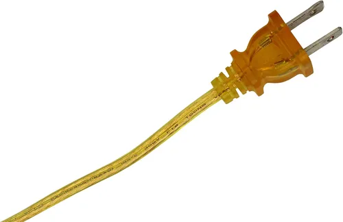 Vista 3 de Creative Hobbies Cable de Lámpara Dorado Transparente - 8 Pies de Largo, SPT-1, Calibre 18, Cable de Alimentación Listado por UL para Reparación
