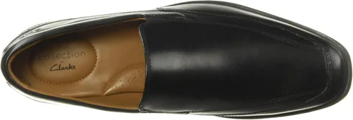 Vista 5 de Clarks Tilden - Mocasines sin cordones para hombre Negro