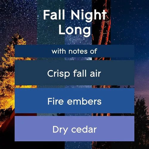 Vista 3 de Glade Recambio automático en aerosol, ambientador para el hogar y el baño, noche de otoño, 6.2 onzas, 4 latas