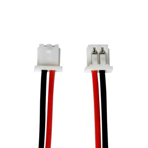 Vista 7 de 20 pares JST 0.049 in 2-Pin Micro Electronics Macho y Hembra Conector Plug con 3.94 pulgadas (3.9 in) UL1571-26AWG Cable Cable