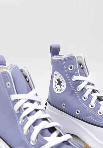 Vista 5 de Converse Tenis Run Star Hike High Top para hombre, Slate LilacBlackWhite