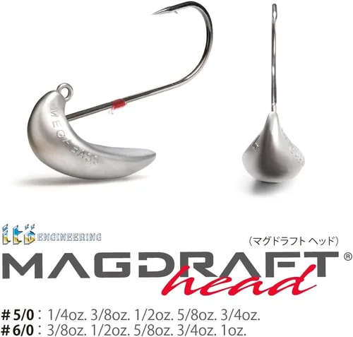 Vista 3 de Megabass MAGDRAFT Head #6/0 3/4oz.