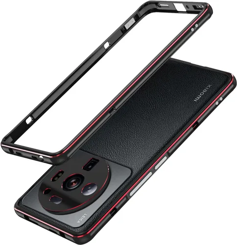 Vista 12 de DAYJOY Funda de metal de doble color compatible con Xiaomi Mi 12S Ultra, marco de parachoques de aleación de aluminio de lujo premium a prueba