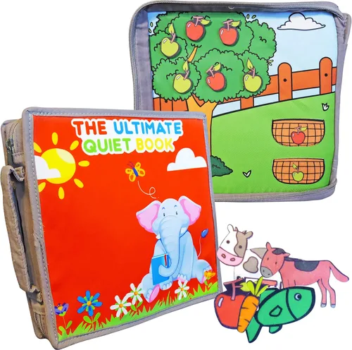 Vista 2 de Ultimate Quiet Book - Kit de piezas de repuesto de 43 piezas para libro silencioso