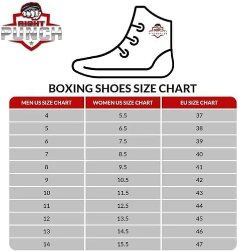 Vista 8 de Rightpunch - Zapatos de boxeo profesionales para hombres y mujeres