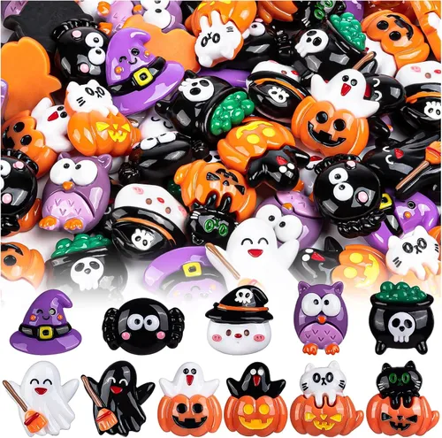 Vista 21 de 18 mini figuras luminosas de panda de resina con 2 bambúes para casa de muñecas