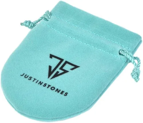 Vista 2 de Justinstones Pulsera elástica de cuentas redondas de 0.315 in con gemas semipreciosas, unisex, 7 pulgadas