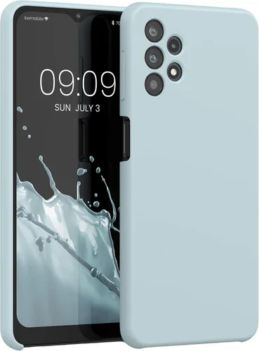 Vista 111 de kwmobile Funda Compatible con Samsung Galaxy A14 5G - Funda de teléfono de TPU y silicona con acabado suave - Verde Lima