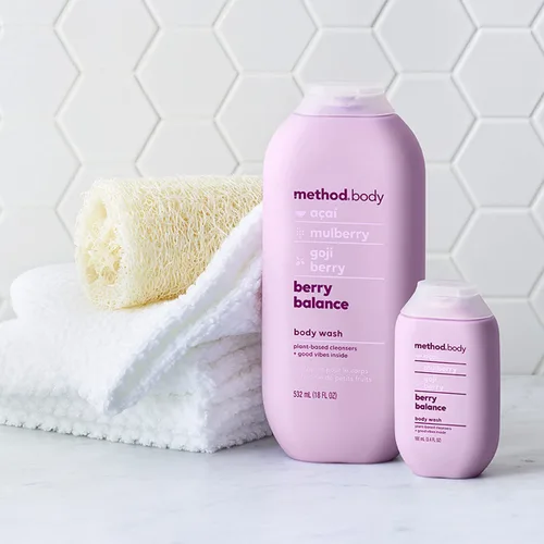 Vista 6 de Method Gel de baño, balance de bayas, sin parabenos ni ftalatos, 18 onzas (paquete de 6)