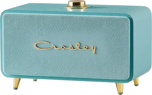 Vista 2 de Crosley CR3049A-AB Stanza - Altavoz Bluetooth portátil, color azul Azul aguamarina