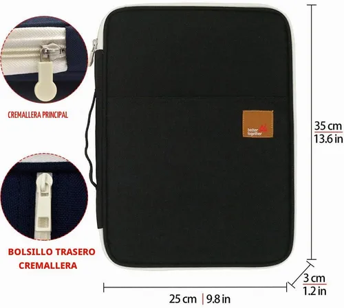 Vista 5 de Mygreen Organizador Universal de Viaje para Equipo/Bolsa de Accesorios Electrónicos/Bolsa de Archivo de Documentos
