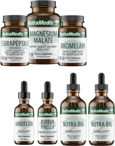 Vista 7 de NutraMedix Suplementos herbales para desintoxicación, limpieza y apoyo energético de cuerpo completo - Programa de apoyo Cowden+, mes 1 - Malato