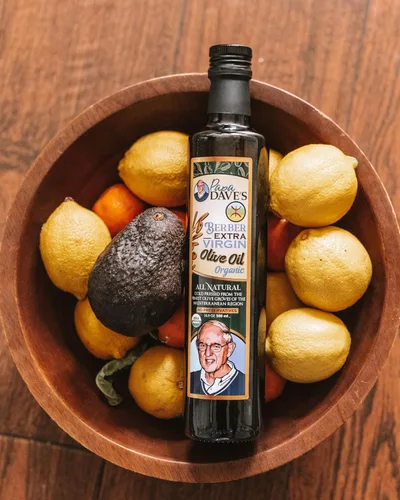 Vista 10 de Papa Dave's Aceite de oliva virgen extra orgánico certificado por USDA, contiene polifenol primero prensado en frío, aceite de oliva rico
