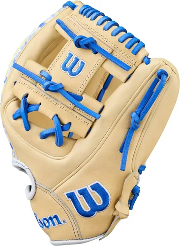 Vista 4 de Wilson Guantes de béisbol A2000® para invierno 2025 Rubio/Real/Amarillo