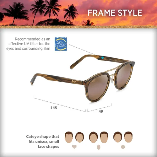 Vista 7 de Maui Jim Sunny Days - Gafas de sol polarizadas para hombre y mujer