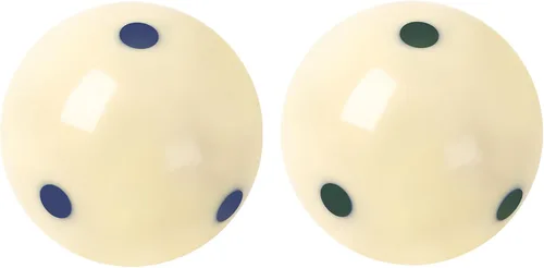 Vista 9 de GSE Billiard Training Cue Ball, AAA-Grade PRO Cup Standard Pool Cue Ball 2 puntos negros