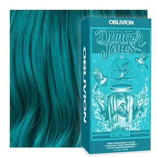 Vista 19 de Danger Jones Color de cabello semipermanente (Adrenalina, verde neón)