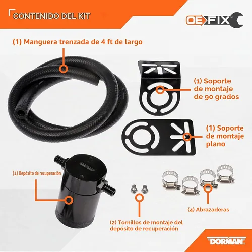 Vista 3 de Dorman 46110 Sistema de Lata de Captura de Aceite - Universal (OE FIX)