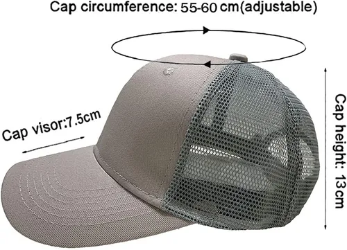 Vista 8 de Gorra de béisbol 100% algodón clásico deportivo casual gorra de golf Sunhat tamaño ajustable