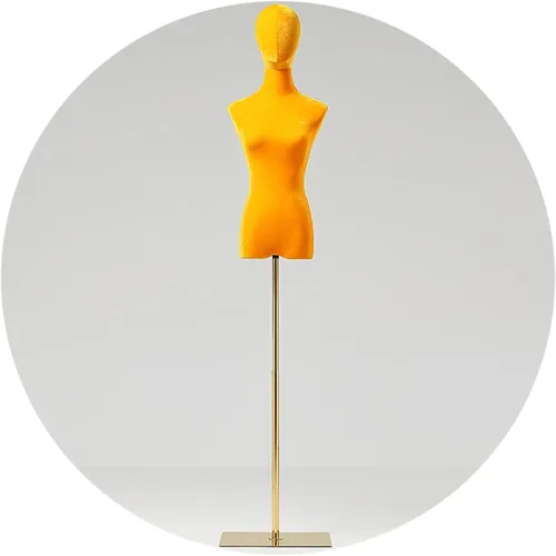 Vista 7 de Stylish Black Female Mannequin Torso with Head - Armless Size M Dress Form on Sturdy Metal Stand for Clothing Store Display, Perfect for Fashion