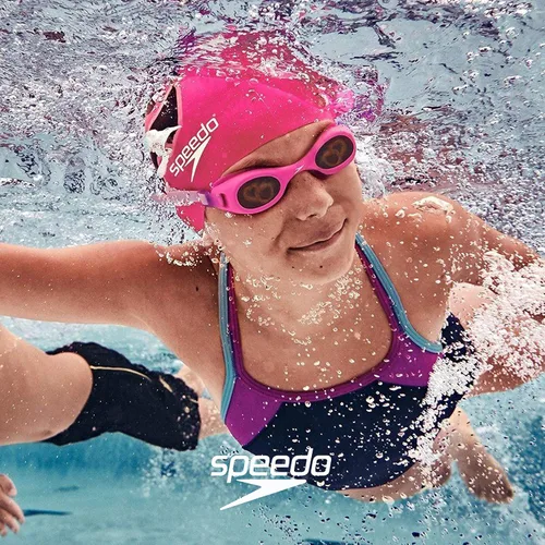 Vista 6 de Speedo Traje de baño de una pieza para niña con espalda cruzada y tirantes múltiples