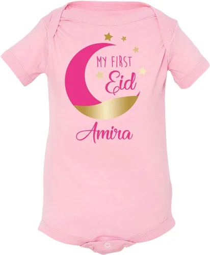 Vista 5 de Traje de bebé personalizado para Eid - Añade tu nombre - Regalo personalizado de Eid para niños Chill