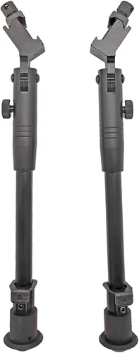 Vista 5 de Bípode táctico montado lateral 9 ″ -12 ″ ajustable para rifles de aire con rieles Picatinny