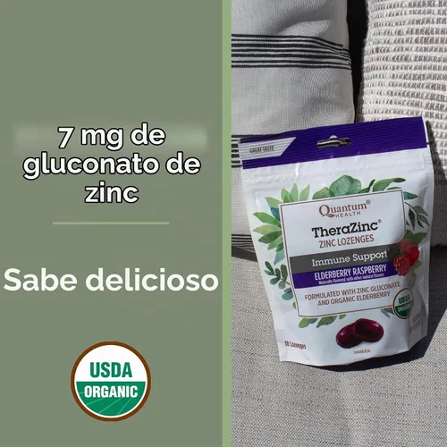 Vista 3 de Thera Zinc orgánico Therazinc Lozenges, QUA21188, -, -, 1