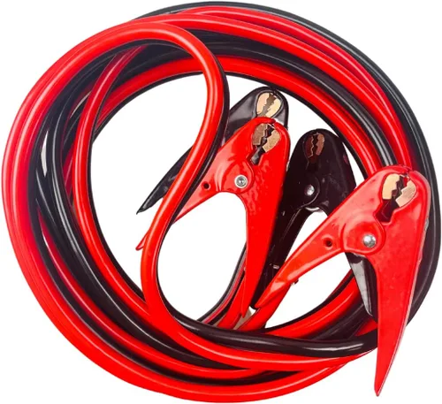 Vista 8 de Cable de refuerzo de calibre 6 de 16 pies Abrazaderas codificadas por colores Chapado en cobre de 400 amperios Sin enredos Bolsa