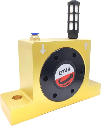 Vista 7 de Vibrador neumático de la turbina de aire GT8 G 1/8" serie de oro de los vibradores neumáticos industriales GT-8 de la turbina