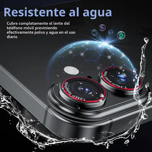 Vista 7 de HelloDeere - Protector de lente de cámara de vidrio templado de alta alúmina 9H para iPhone 17, grado militar, inastillable con fuerte absorción