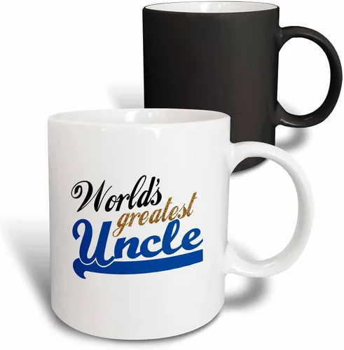 Vista 9 de 3D Rose 151323_4 - Taza de cerámica de dos tonos, 11 onzas, negro/blanco