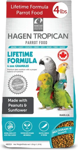 Vista 3 de Hari Alimento para pájaros tropicales, bolsa de 4 libras